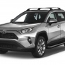 Пороги алюмиевые Automax Black для Toyota  RAV4 (2019-2025)