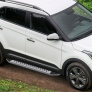 Пороги алюминиевые Bmw-Style Hyundai Creta (2016-2021)