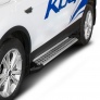 Пороги алюминиевые Bmw-Style Ford Kuga (2016-2019)