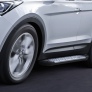 Пороги алюминиевые Bmw-Style Hyundai Santa Fe Premium (2015-2016)