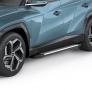 Пороги алюминиевые BMW Style для Hyundai Tucson (2021-2026)
