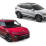 Пороги алюминиевые BMW-Style Kia Soul (2019-2024)