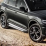 Пороги алюминиевые Bmw-Style для Audi Q5 (2017-2025)