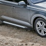 Пороги алюминиевые Bmw-Style для Audi Q7 (2015-2025)