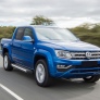 Пороги алюминиевые Bmw-Style для Volkswagen Amarok (2016-2023)