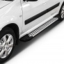 Пороги алюминиевые Bmw-Style Lada Largus Cross (2014-2021)