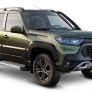 Пороги алюминиевые Silver для Lada Нива Travel (2020-2026)
