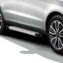 Пороги алюминиевые Silver Geely Emgrand X7 (2019-2023)