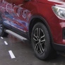 Пороги алюминиевые Silver Lifan X70 (2018-2021)