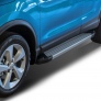 Пороги алюминиевые Silver new Nissan X-Trail (2015-2023)