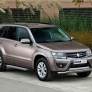 Пороги алюминиевые Silver new Suzuki  Grand Vitara (2005-2016)