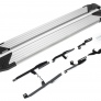 Пороги алюминиевые Silver new Suzuki  Grand Vitara (2005-2016)