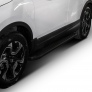 Пороги алюминиевые Black Honda CR-V (2017-2023)