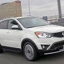 Пороги алюминиевые Black new Ssang Yong  Actyon  (2010-2018)