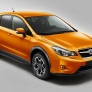 Пороги алюминиевые Black new Subaru XV (2011-2016)