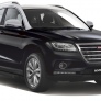 Пороги алюминиевые Black new Haval H2 (2014-2020)
