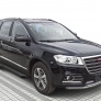 Пороги алюминиевые Black new Haval H6 (2014-2019)