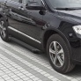 Пороги алюминиевые Black new Haval H6 (2014-2019)