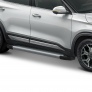 Пороги алюминиевые Silver Kia Seltos (2020-2024)