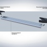 Пороги алюминиевые Silver для GAC GS8 (2019-2023)