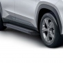 Пороги алюминиевые Black для Geely Atlas (2023-2025)