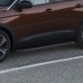 Пороги алюминиевые Black для Peugeot 3008 (2016-2025)