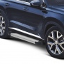 Пороги алюминиевые Silver для Hyundai Palisade (2021-2025)