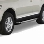 Пороги алюминиевые Silver для Volkswagen Touareg без пневмо подвески (2002-2010)