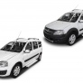 Пороги алюминиевые Silver new Lada Largus Cross (2014-2021)