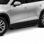 Пороги алюминиевые Black для Mazda CX-9 (2017-2025)