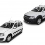 Пороги алюминиевые Black new Lada Largus Cross (2014-2021)