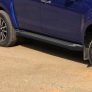 Пороги алюминиевые Black Isuzu D-Max (2015-2021)