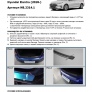 Накладка на задний бампер Rival Hyundai Elantra (2019-2020)