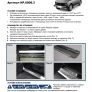 Накладки на пороги RIVAL Lada Niva 5-дверн. (1994-2019)