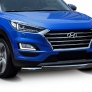 Защита переднего бампера 75x42 Hyundai Tucson (2018-2021)