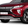 Защита переднего бампера 57мм Rival для Mitsubishi Eclipse Cross (2018-2025)