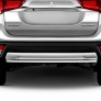 Защита заднего бампера 57+42мм Rival для Mitsubishi Outlander (2018-2023)