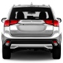 Защита заднего бампера волна 42мм Rival для Mitsubishi Outlander (2018-2023)