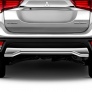Защита заднего бампера волна 42мм Rival для Mitsubishi Outlander (2018-2023)