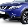 Защита переднего бампера d57 Nissan Qashqai (2013-2019)