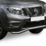 Защита переднего бампера d57 волна Nissan Terrano (2014-2023)