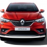 Защита переднего бампера 57+42мм Rival для Renault Arkana (2019-2024)