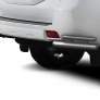 Защита заднего бампера d76+d42 уголки Toyota Land Cruiser Prado (2009-2017)