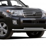 Защита переднего бампера d76+d57 Toyota Land Cruiser 200 (2012-2015)
