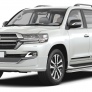 Защита штатного порога d57 Toyota Land Cruiser 200 (2015-2021)