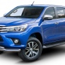 Защита переднего бампера d76+d57 Toyota Hilux (2015-2026)