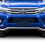 Защита переднего бампера d57 волна Toyota Hilux (2015-2026)