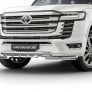 Защита переднего бампера d76+d57 с профильной защитой картера Rival для Toyota Land Cruiser 300 Anniversary (2021-2025)