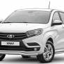 Защита переднего бампера d57 волна Lada X-Ray (2015-2025)