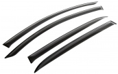 Дефлекторы боковых окон Rival Premium для Skoda Superb лифтбек (2013-2015)